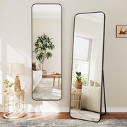 Large Full-Length Rectangular Floor Mirror 160x50cm, Rounded Corners, Freestandi