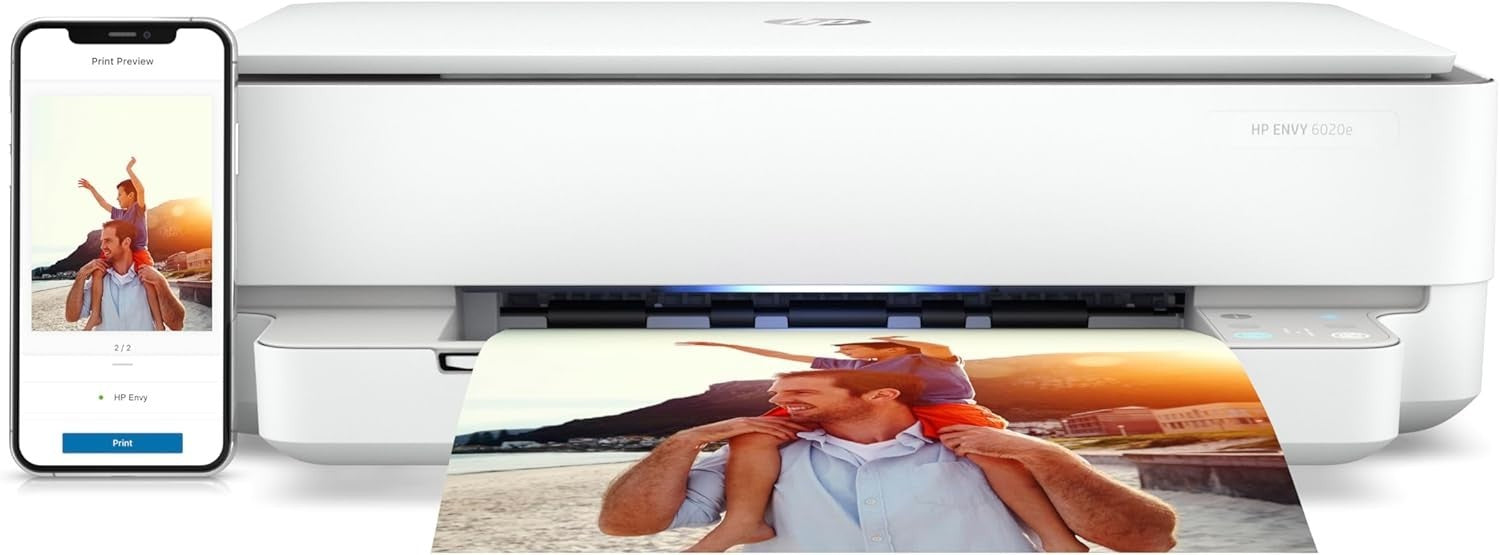All-in-One Colour Printer White Wireless Duplex Mobile Printing A4