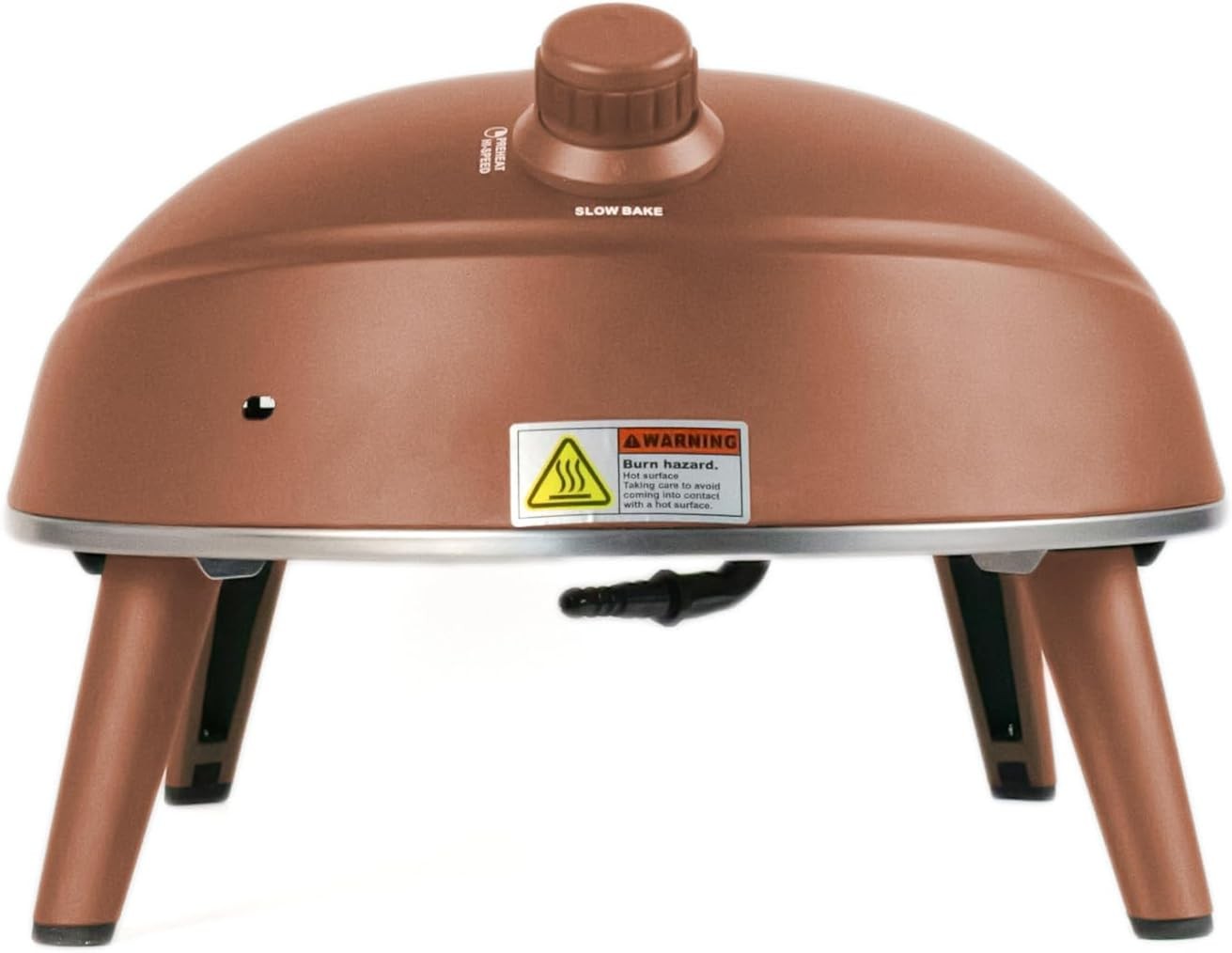 Gas Portable Pizza Oven with Peel & Bag | Outdoor BBQ Pizza Maker 500°C | Mocha