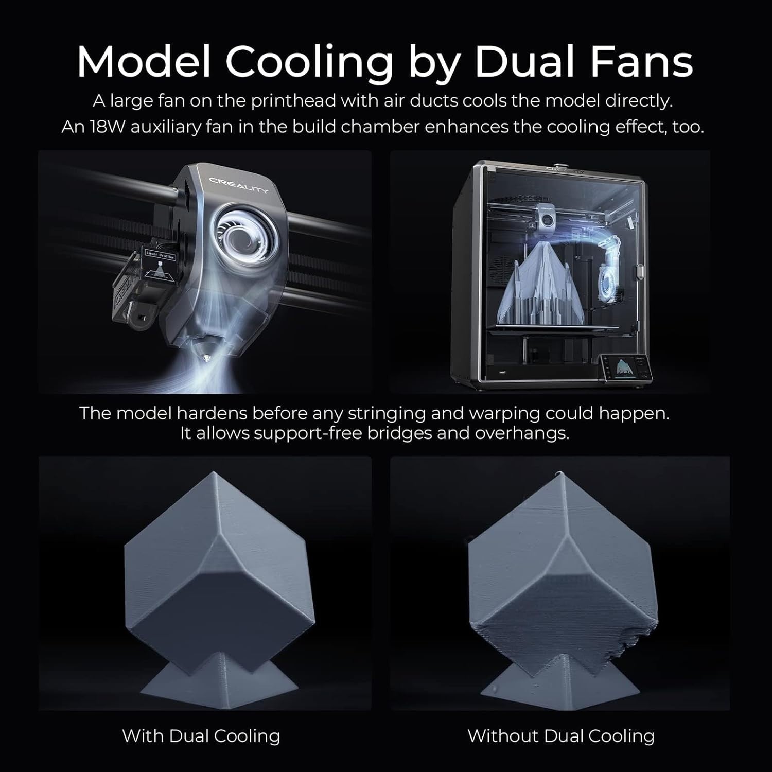 Large High Speed 3D Printer 600mm/s AI Camera LiDAR Auto Level 300mm