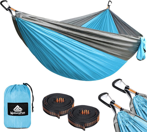 Ultra-Light Camping Hammock 300kg Load, Breathable Nylon, Portable Travel