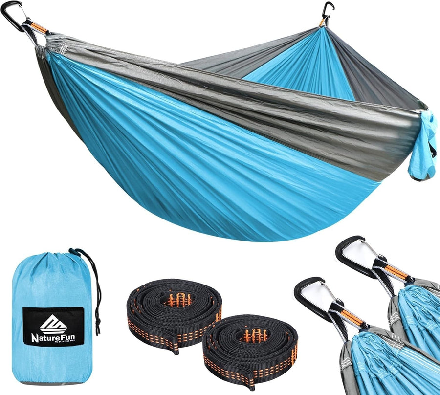 Ultra-Light Camping Hammock 300kg Load, Breathable Nylon, Portable Travel
