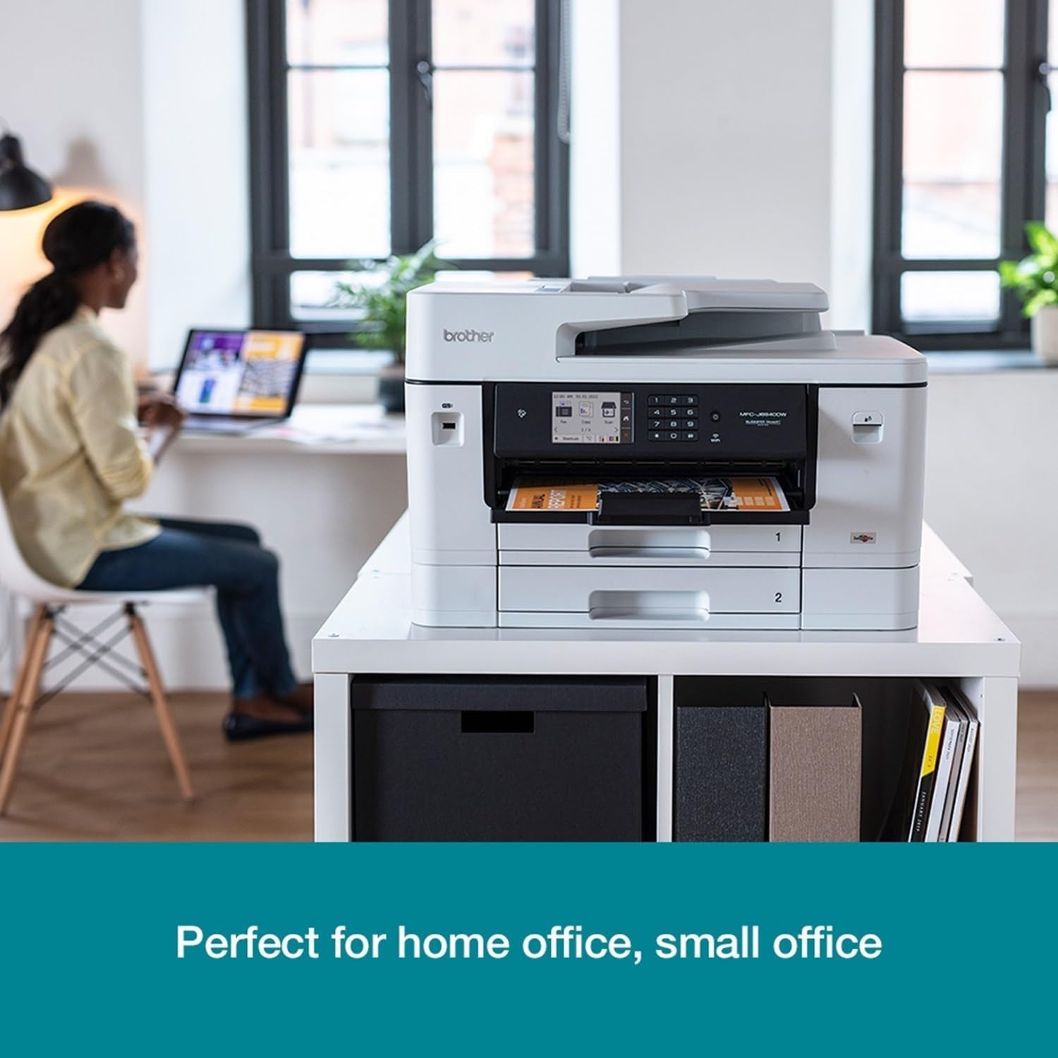 A3 Wireless Colour Inkjet Printer | 4-in-1 | Fast 28ppm | Black