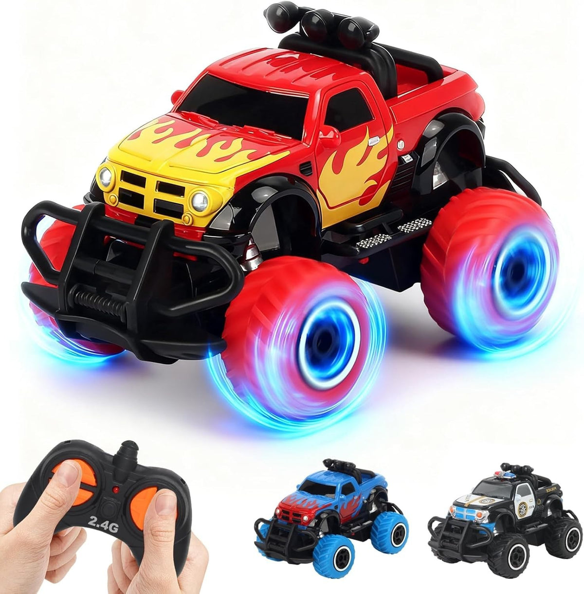 Mini RC Racing Car 2.4GHz 4-Channel Remote Control Toy for Kids Boys Girls Age 3