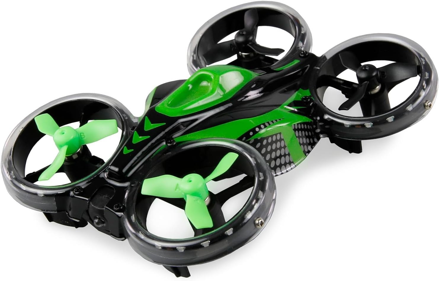 2-in-1 Battle Drone RTF Green Infrared Combat Toy Hover & Flight Mode for Kids