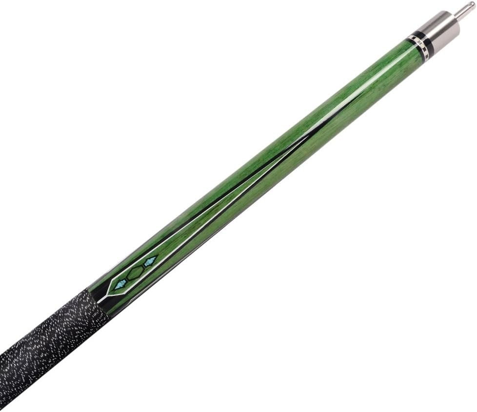 58in Canadian Hardwood Pool Cue 13mm Tip Irish Linen Wrap 19-21oz