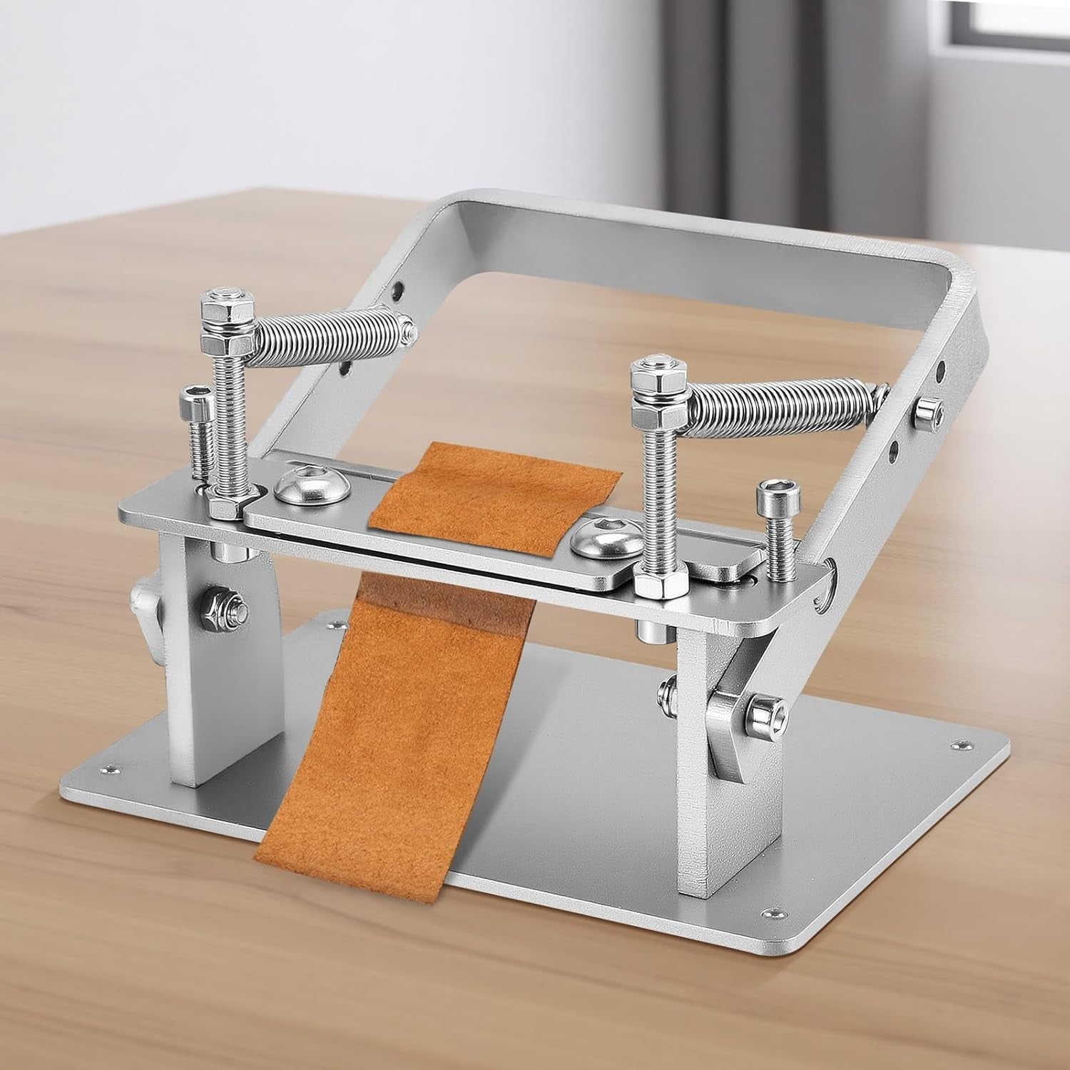 Leather Skiver Splitter Machine Manual Adjustable Thickness Craft Tool