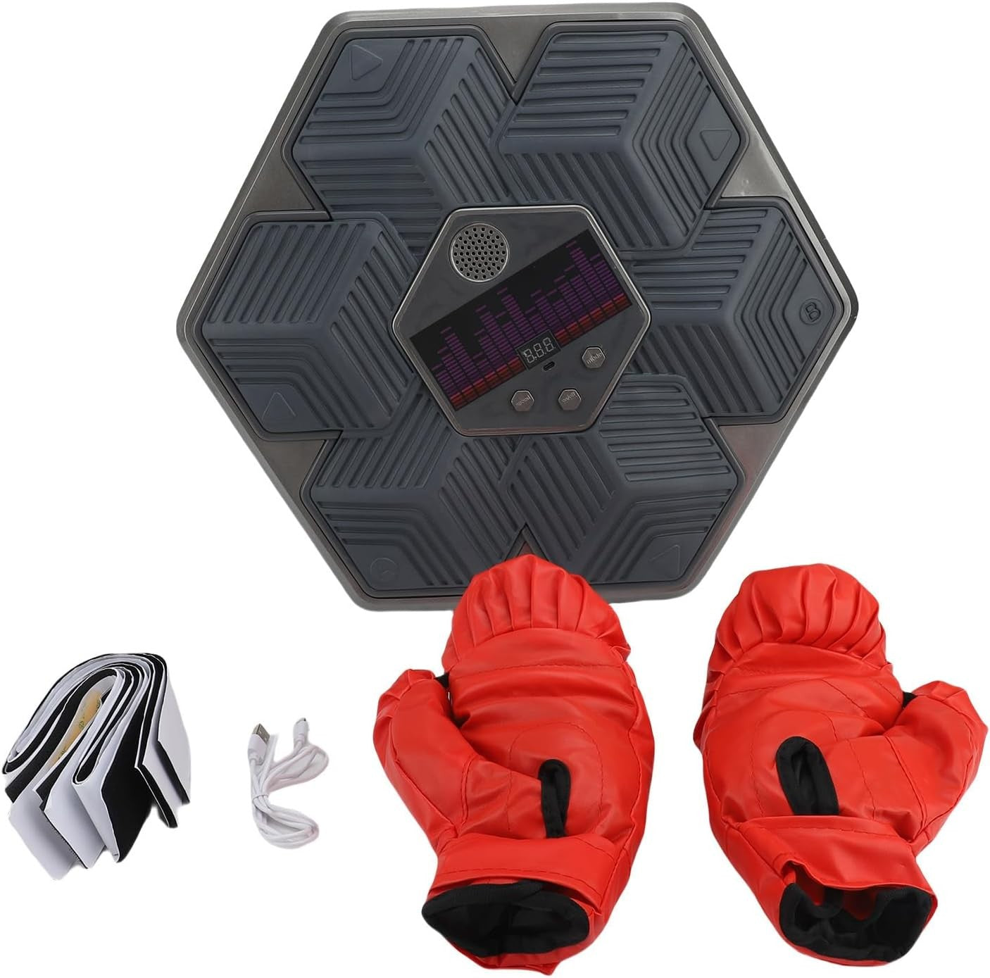 Music Boxing Machine Bluetooth LED Wall Mount Punch Home Gym Fitness