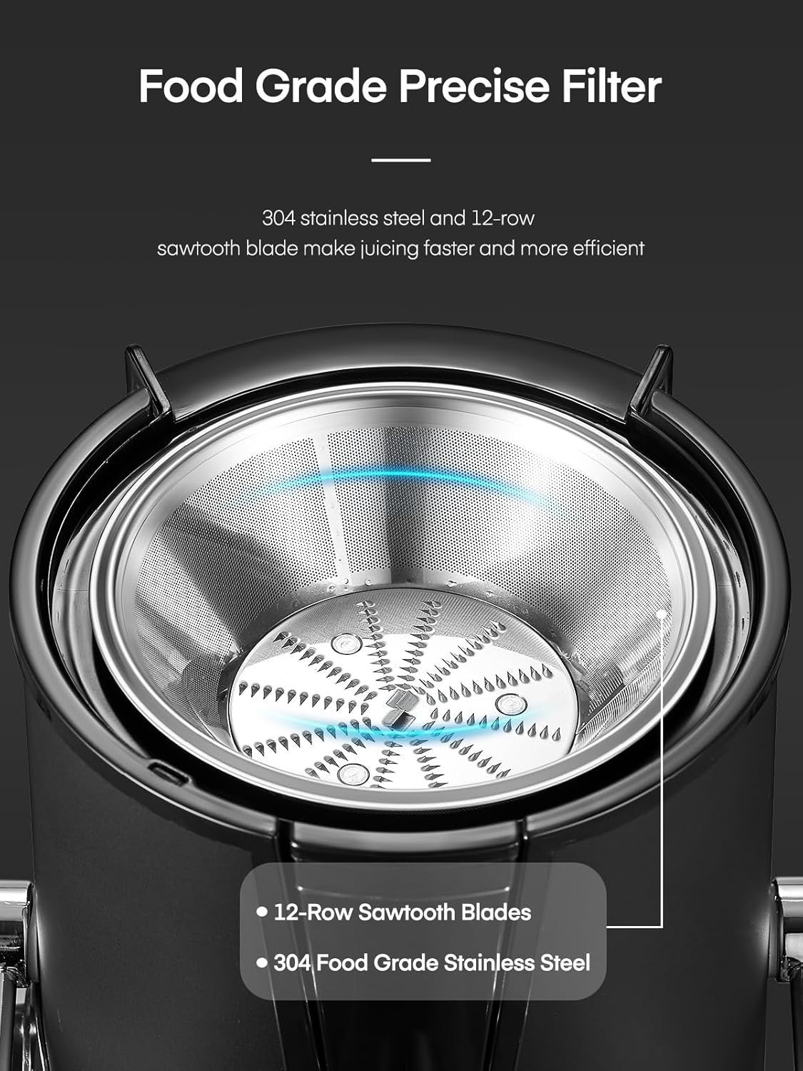 900W Centrifugal Juicer 3 Speed Wide Chute Fast Juice Extractor Whole Fruit