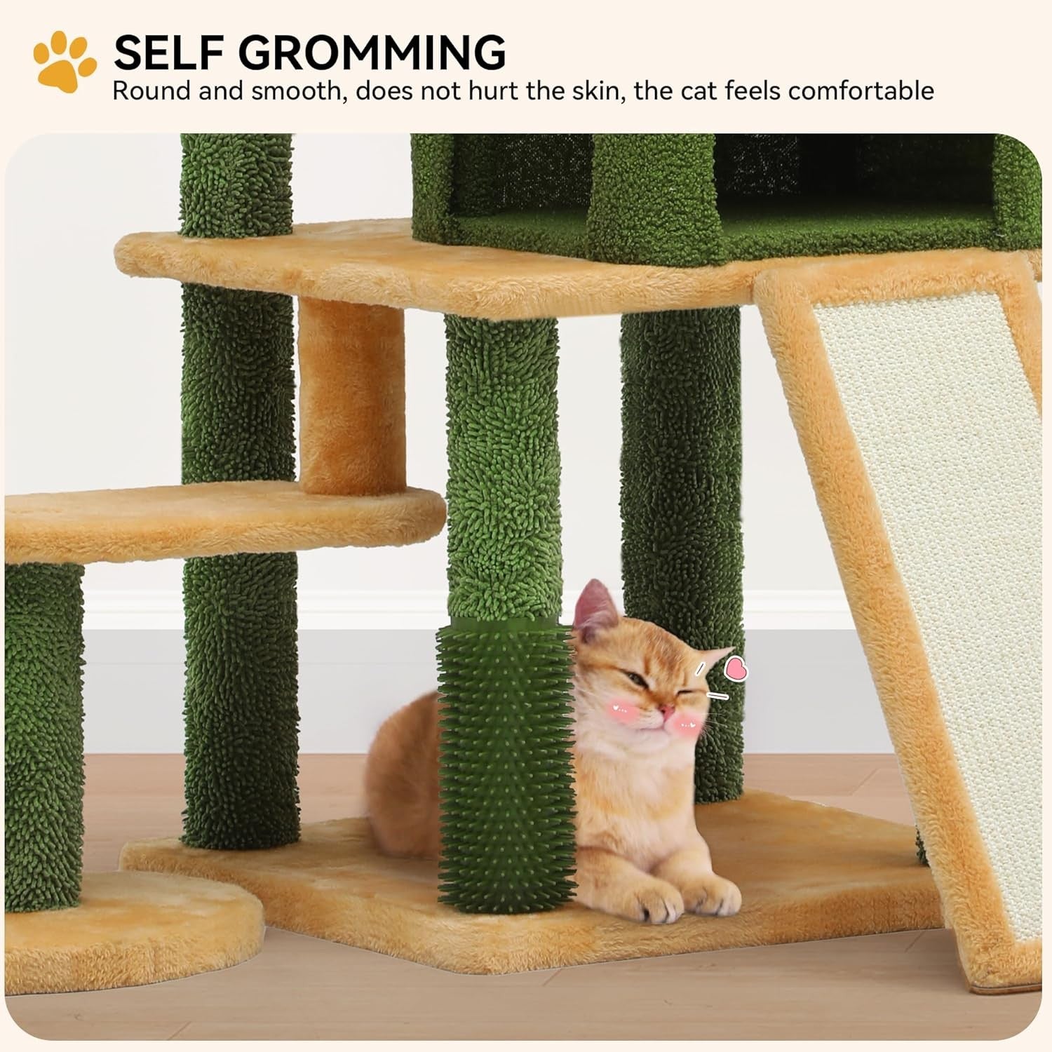 Tall Cat Tree 185cm Indoor Climbing Tower with Condo Scratching Posts