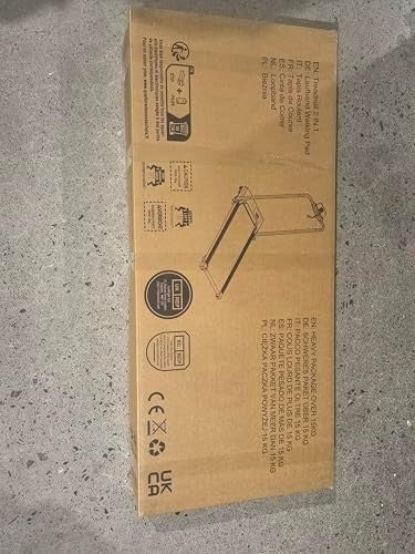 Foldable 2-in-1 Walking Pad Treadmill 4-Level Incline Quiet Home Office