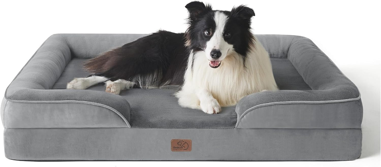 Large Orthopedic Dog Bed 89x63cm Waterproof Sofa