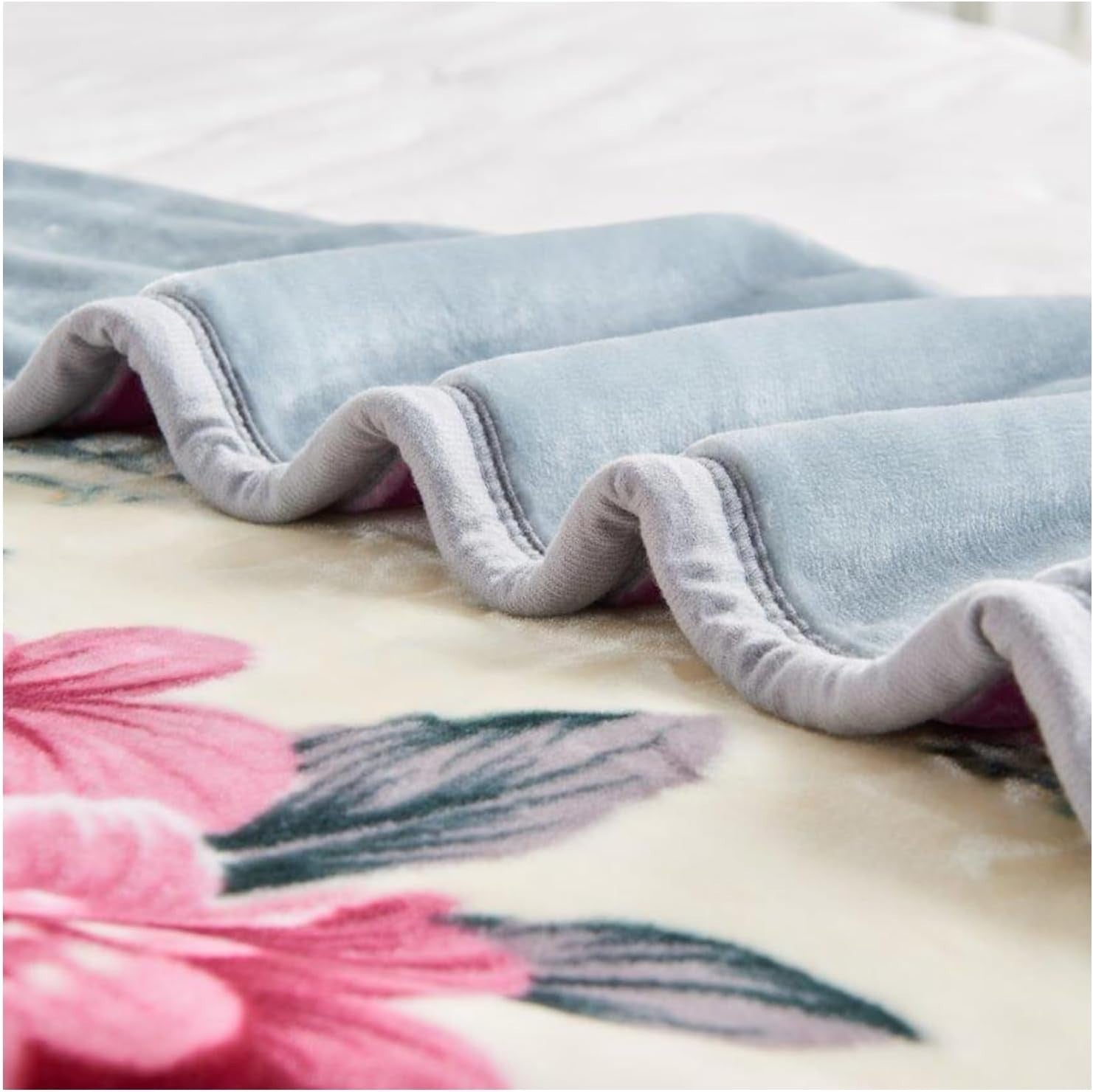 Lavender Elegance 5kg Fleece Blanket 200x240cm King Size Bed