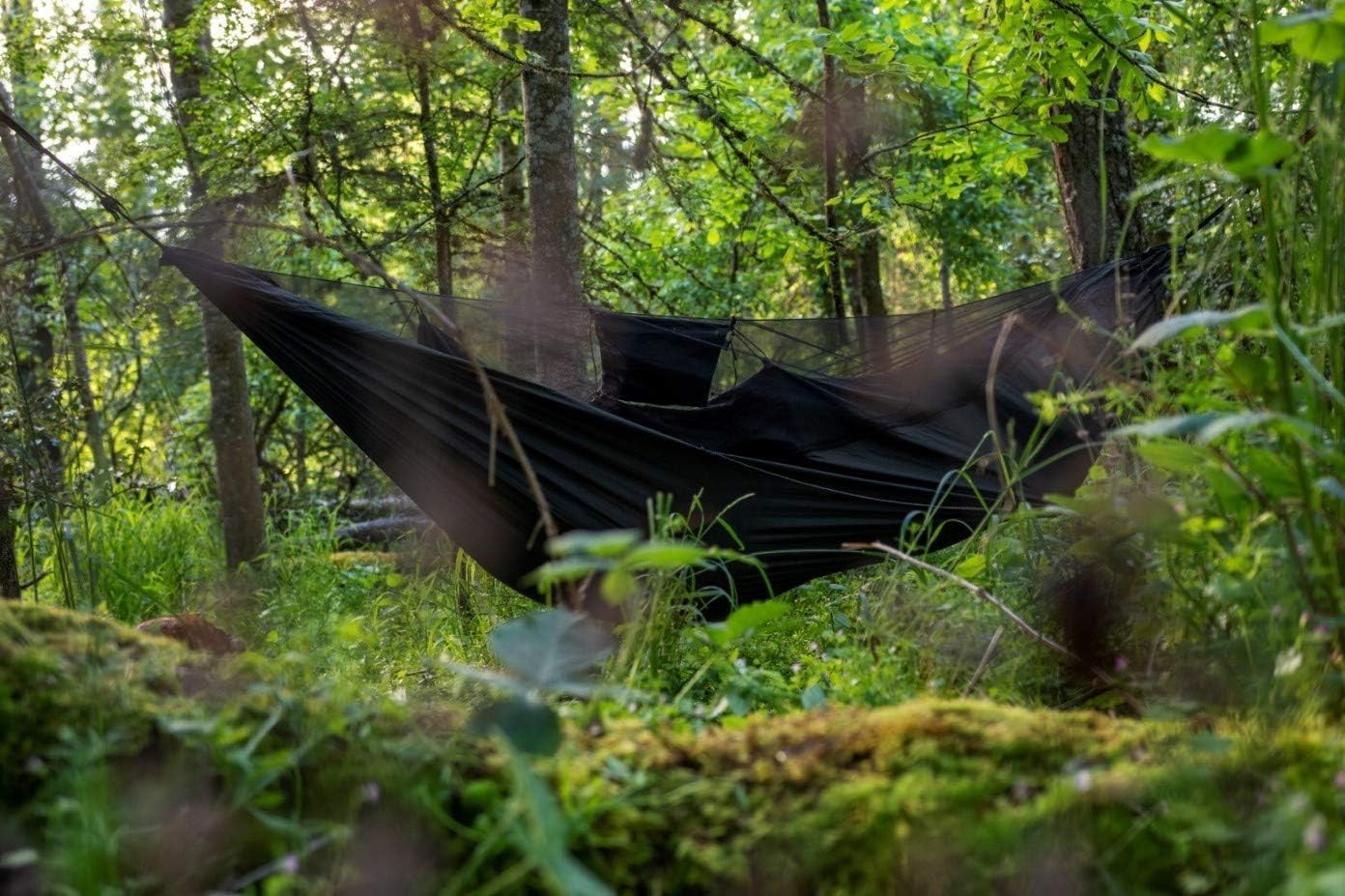 Camping Hammock with Mosquito Net & Warm Cover – Portable, Lightweight, 1 Person
