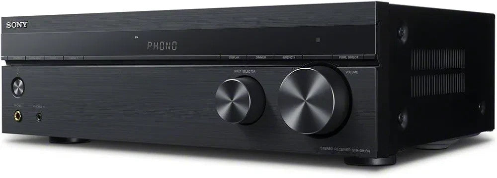 2 Channel Stereo Amplifier with Bluetooth, Phono Input & FM Tuner – Hi-Fi Audio