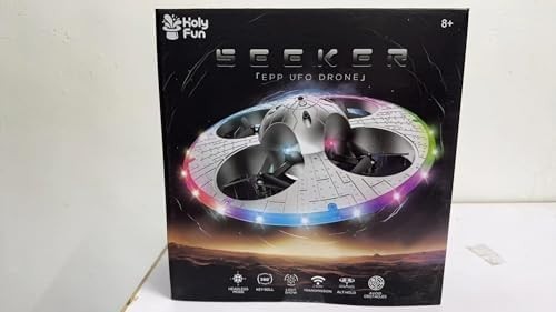 Foam UFO Drone for Kids RC Plane with LED Lights Remote Control Auto Hover 15min