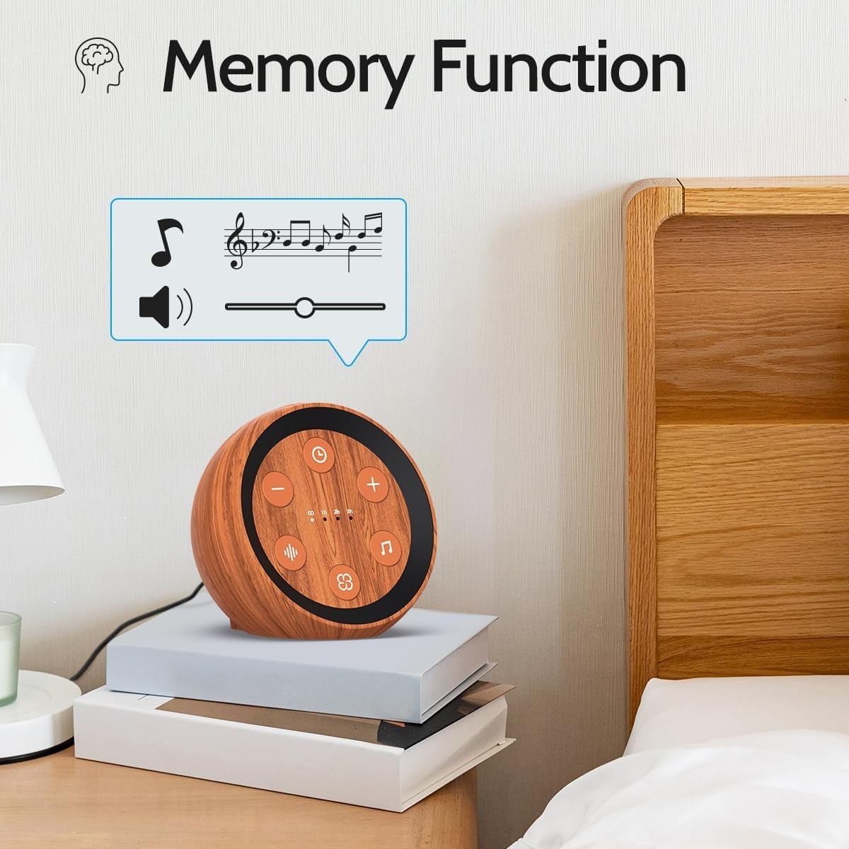 White Noise Sound Machine with 32 Soothing Sounds & 36 Volume Levels