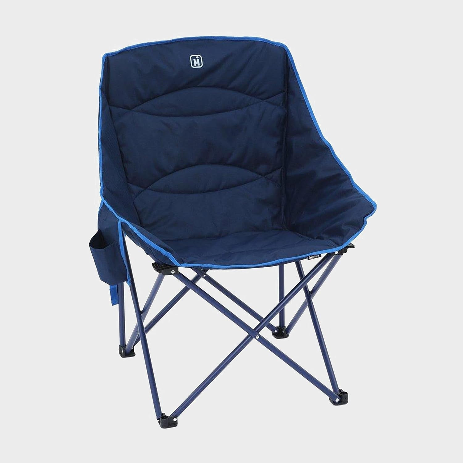 Deluxe Quilted Folding Camping Chair Padded XL Outdoor Picnic Festival Seat
