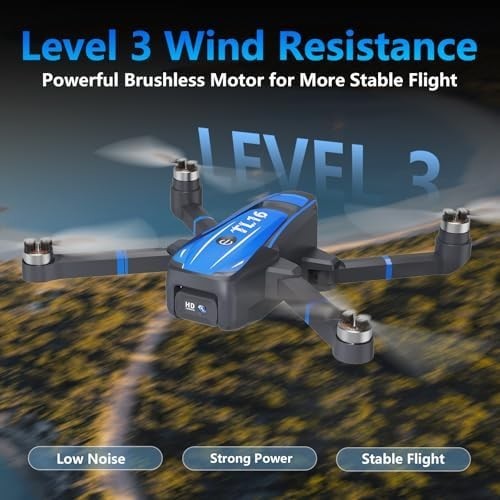4K Drone with Dual Camera & Brushless Motors – Foldable FPV Quadcopter