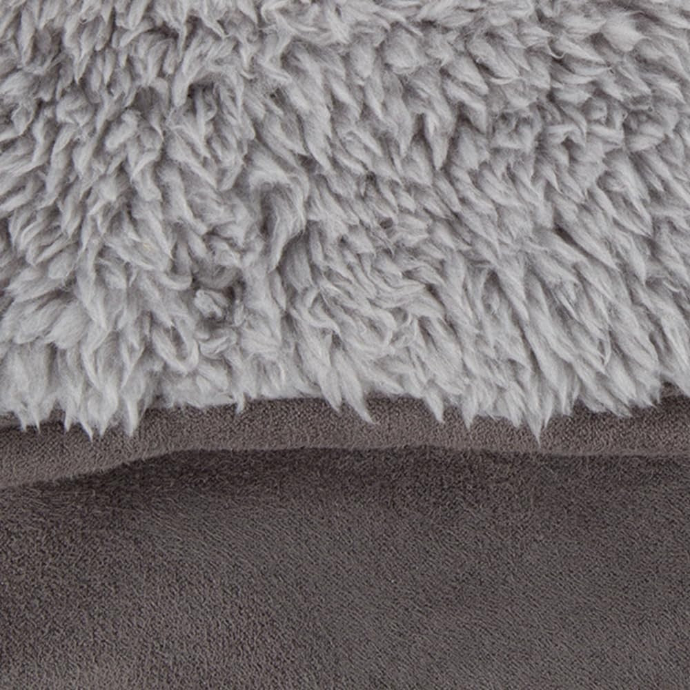 Large Dog Box Bed 75x60cm Grey Washable Non Slip