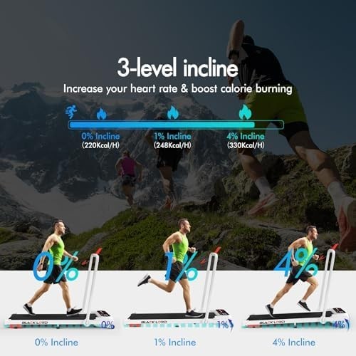 Foldable Home Walking Treadmill 3HP Under Desk Jogging Running Machine