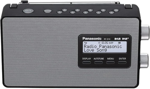 Portable DAB+ FM Radio AC DC 10cm Speaker Clear Sound Home Travel