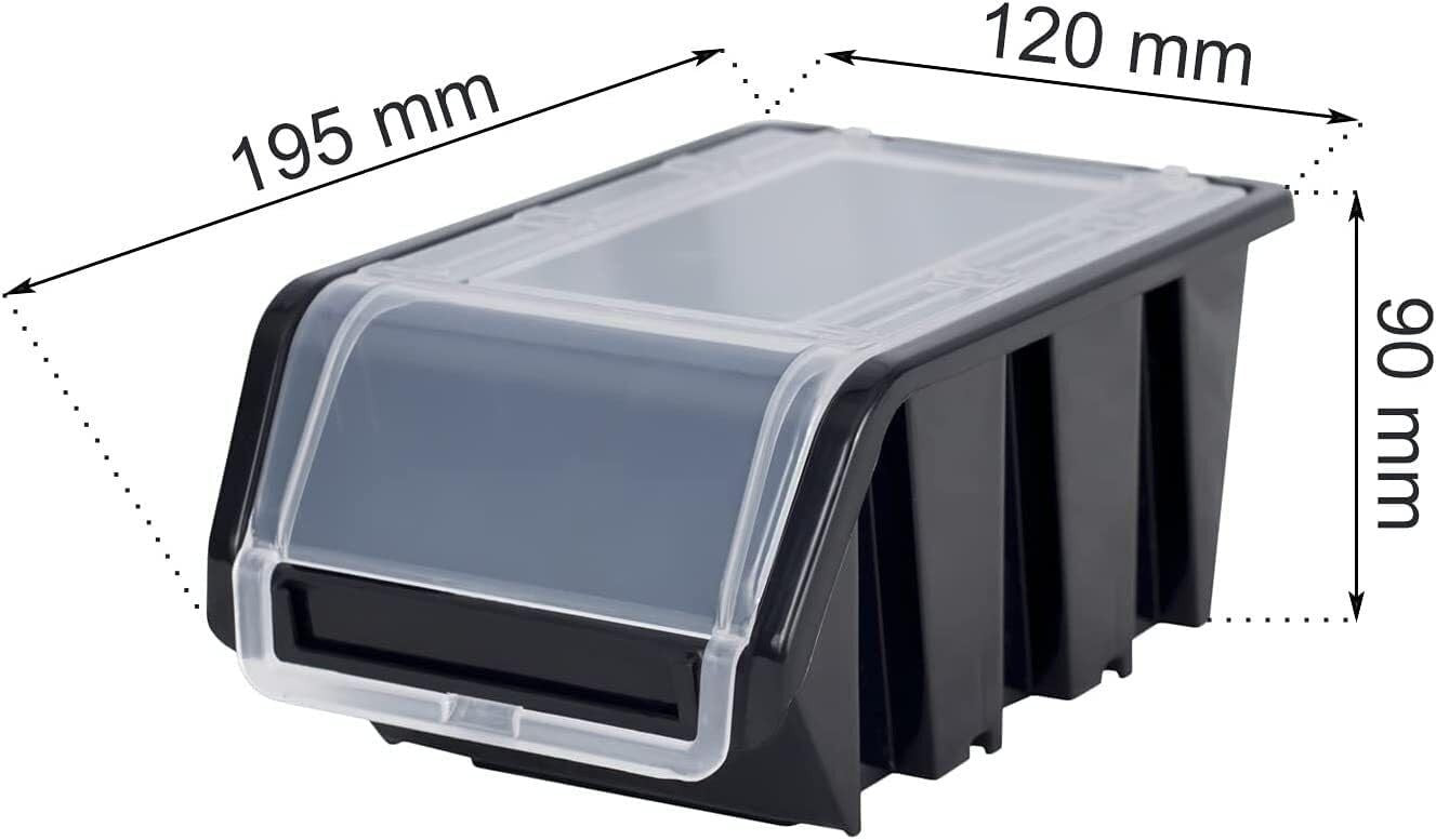 Wall Mounted Garage Peg Board Tool Storage Bin Organizer Rack
