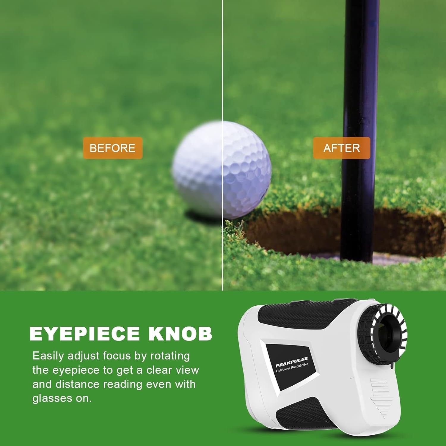 Golf Laser Rangefinder 600 Yards Slope Flag Lock Vibration 6X Zoom