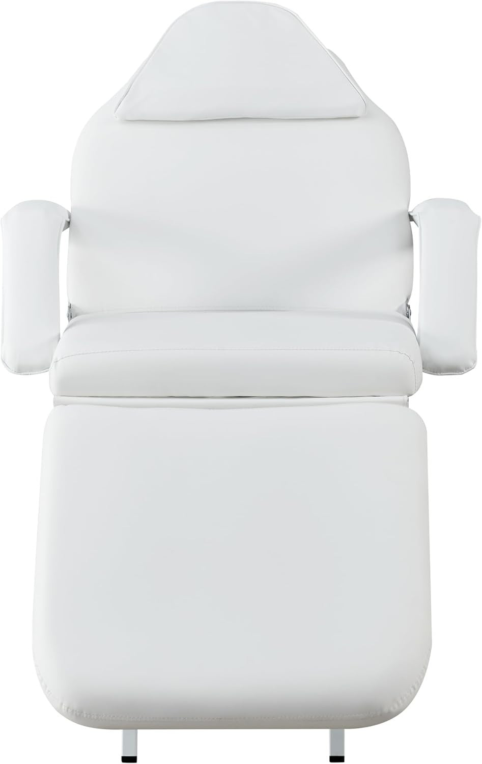 Portable 3-Section Folding Beauty Massage Bed w/ Head Cushion Carry Bag White