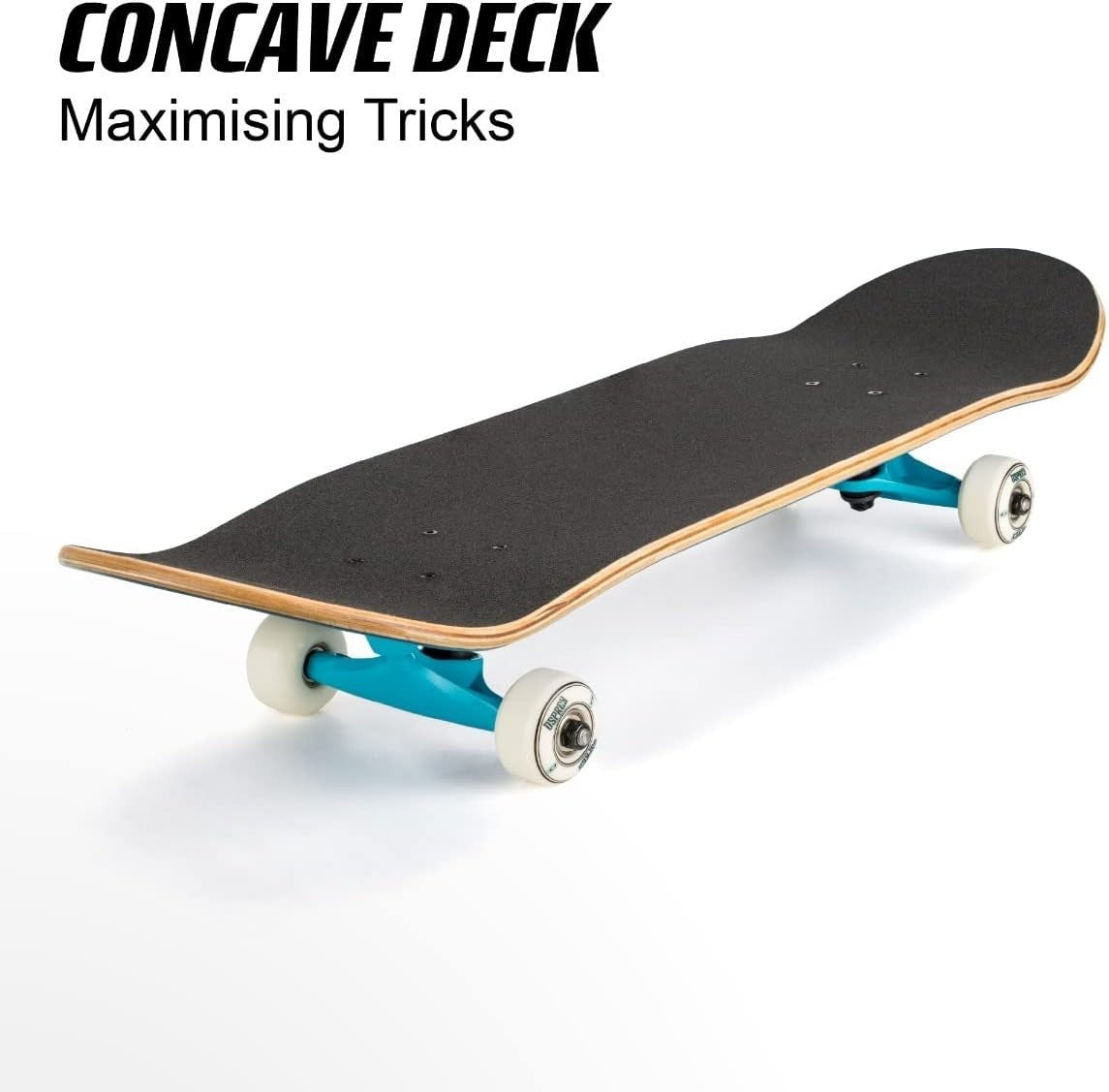 31" Double Kick Trick Skateboard ABEC7 PU Wheels Maple Deck Grip Tape Adults Kid