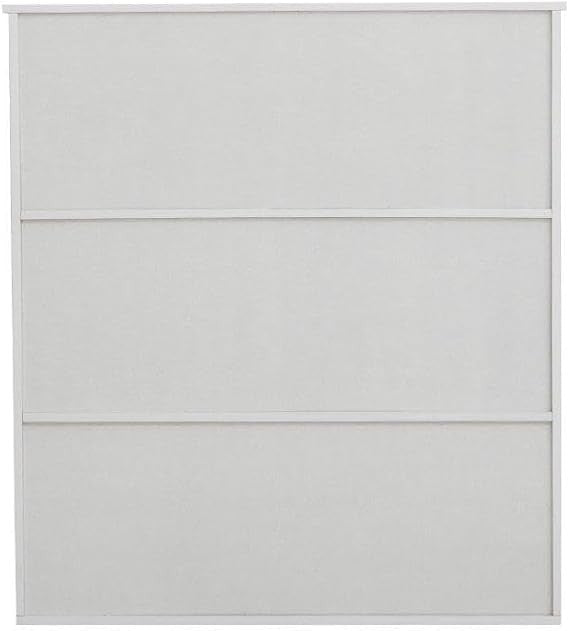 Wall Mounted Floating Shelving Unit 3 Tier Storage Cabinet Kitchen Bedroom White