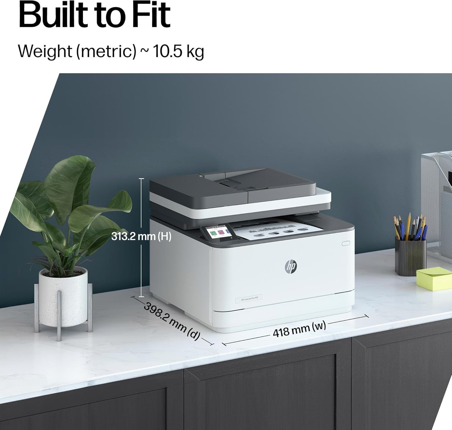 White Mono Laser All-in-One MFP 3102fdw Wireless 35ppm Duplex A4