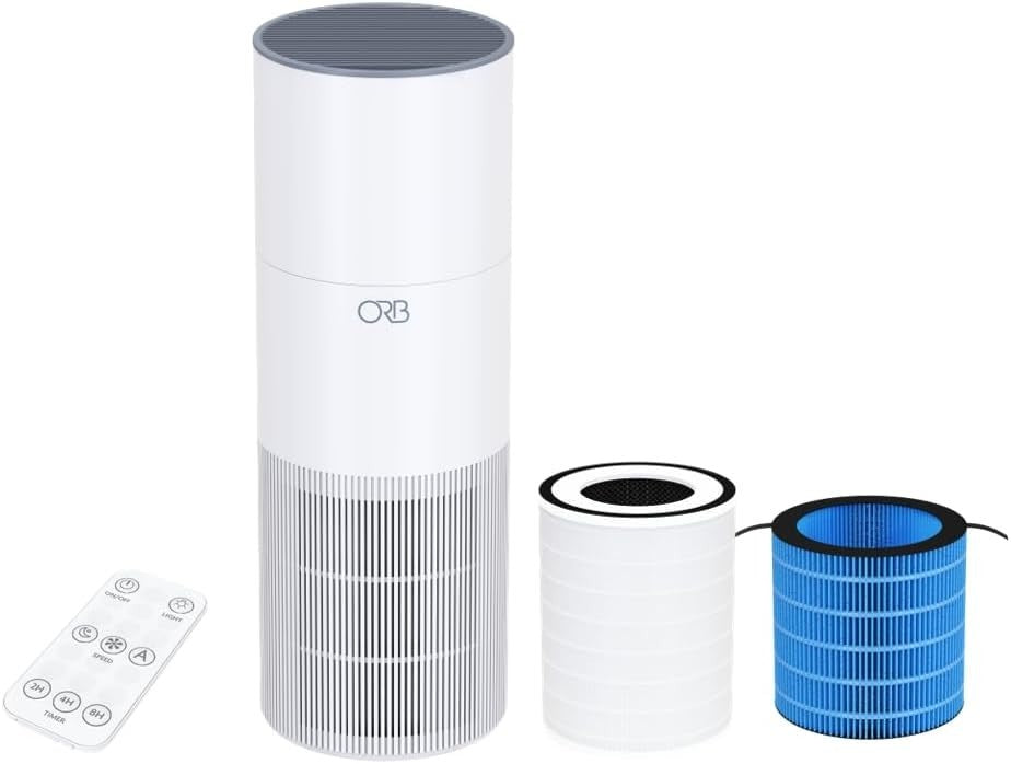 2 in 1 Air Purifier Humidifier True HEPA 500 Sq Ft Quiet Auto