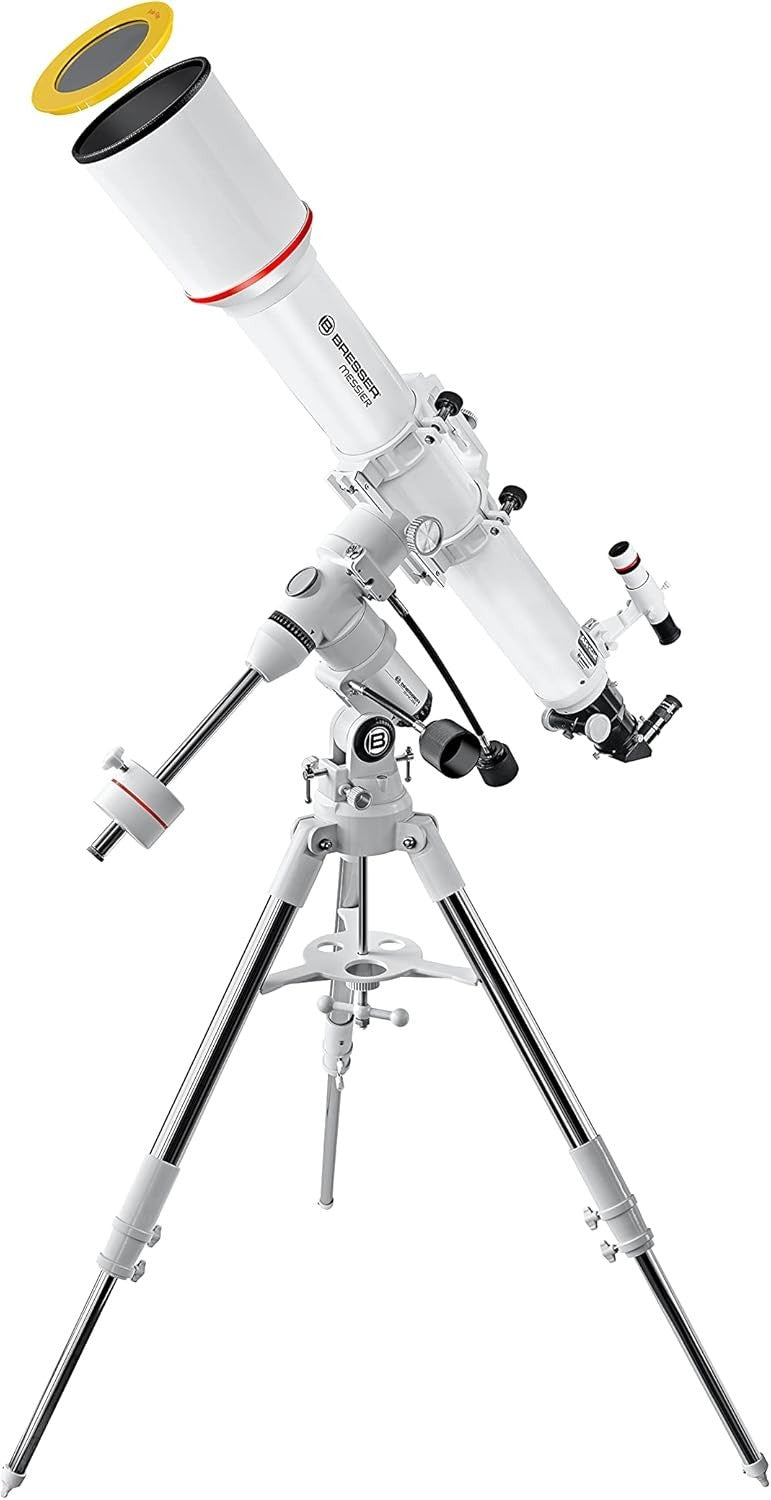 102/1000 Refractor Telescope EQ Mount High Contrast Deep Sky Lunar Viewing Kit