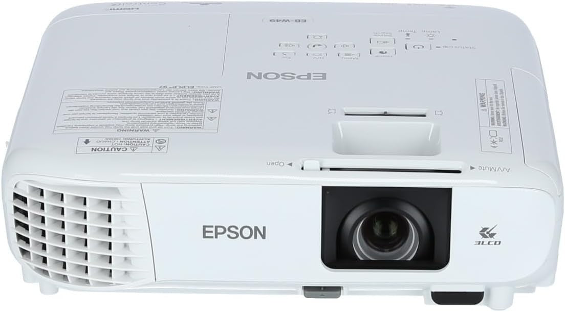 3800 Lumens WXGA Projector 3LCD HDMI USB WiFi Office Home Cinema