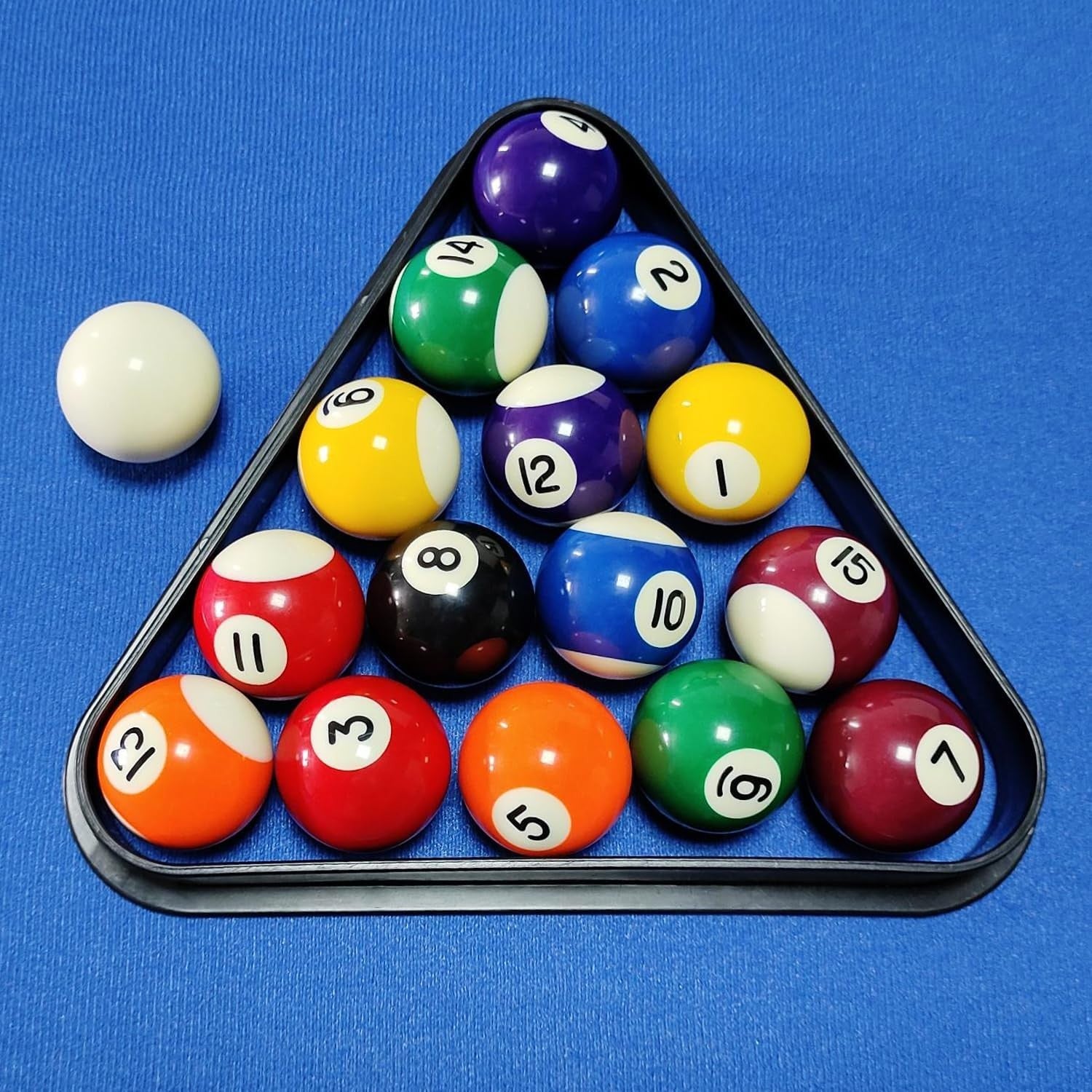 5FT Pool Table Billiards Snooker Set Solid Wood w Cues Balls