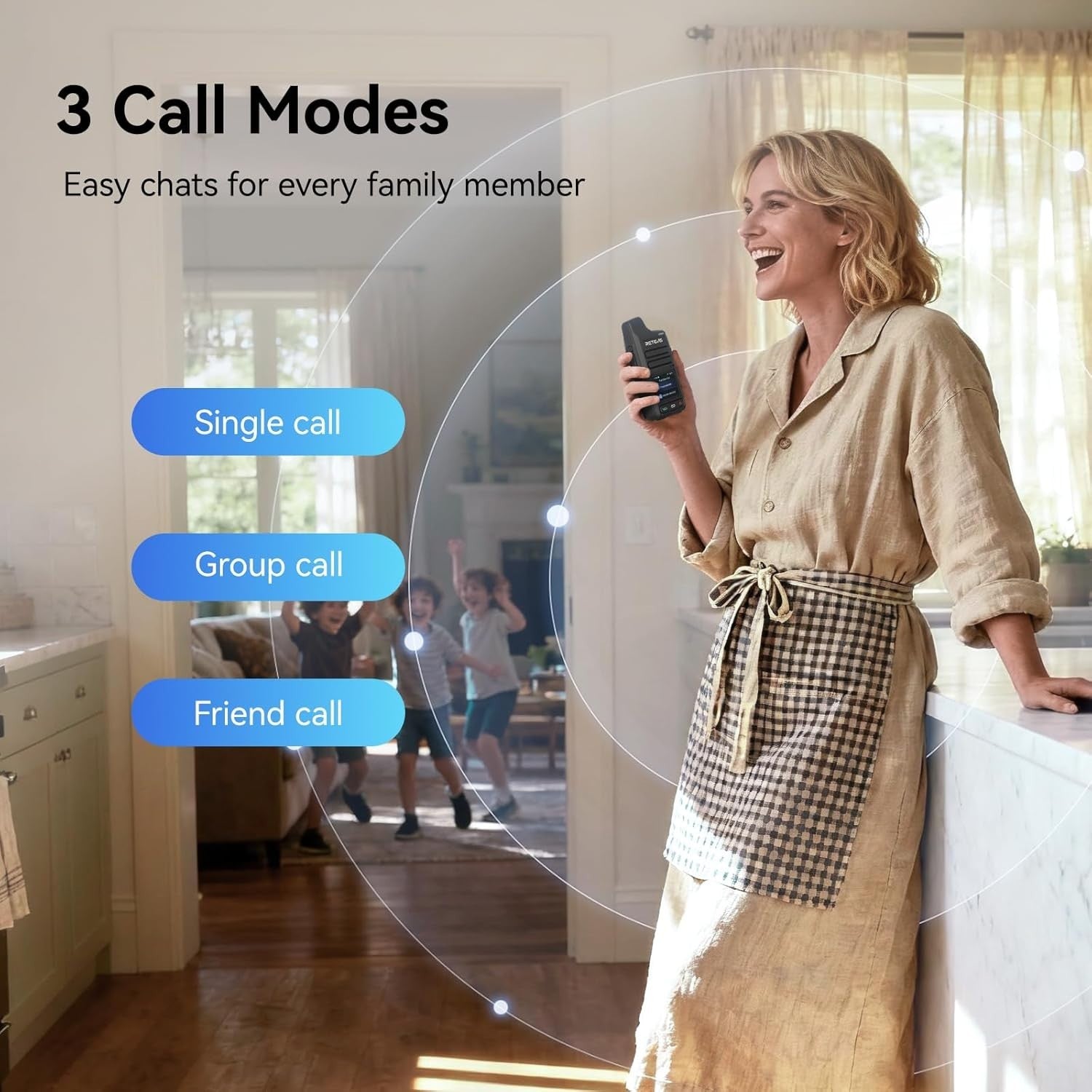 4G Network Walkie Talkie with GPS, WiFi, Zello, Type-C Fast Charge