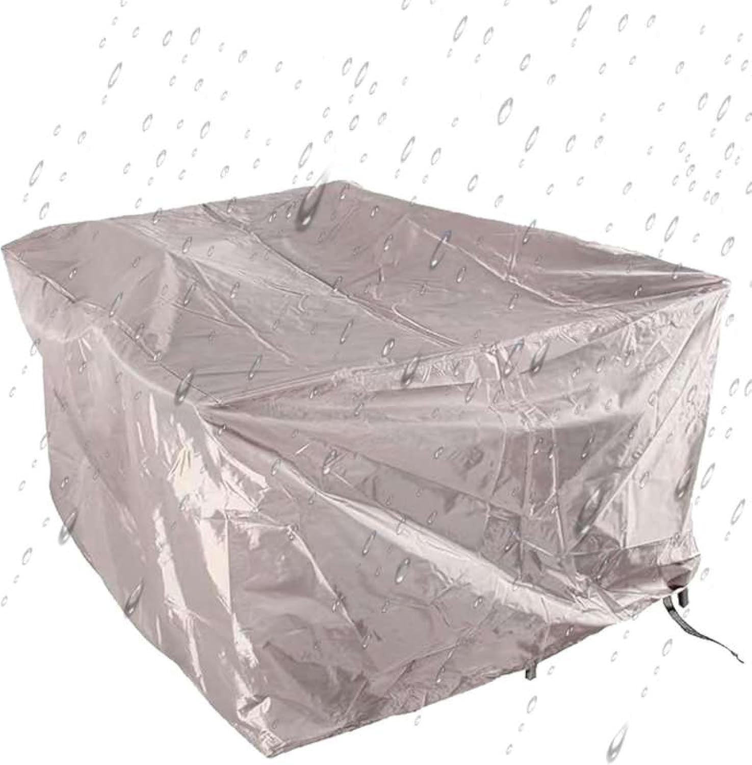 4 Seater Rattan Garden Furniture Set w/ Rain Cover Table Chairs Sofa