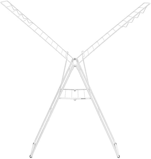 25m Clothes Airer Folding Indoor Drying Rack Stainless Steel Large Capacity