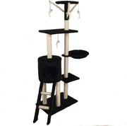 Cat Tree Multi Level Scratching Post Condo Climbing Tower Hammock