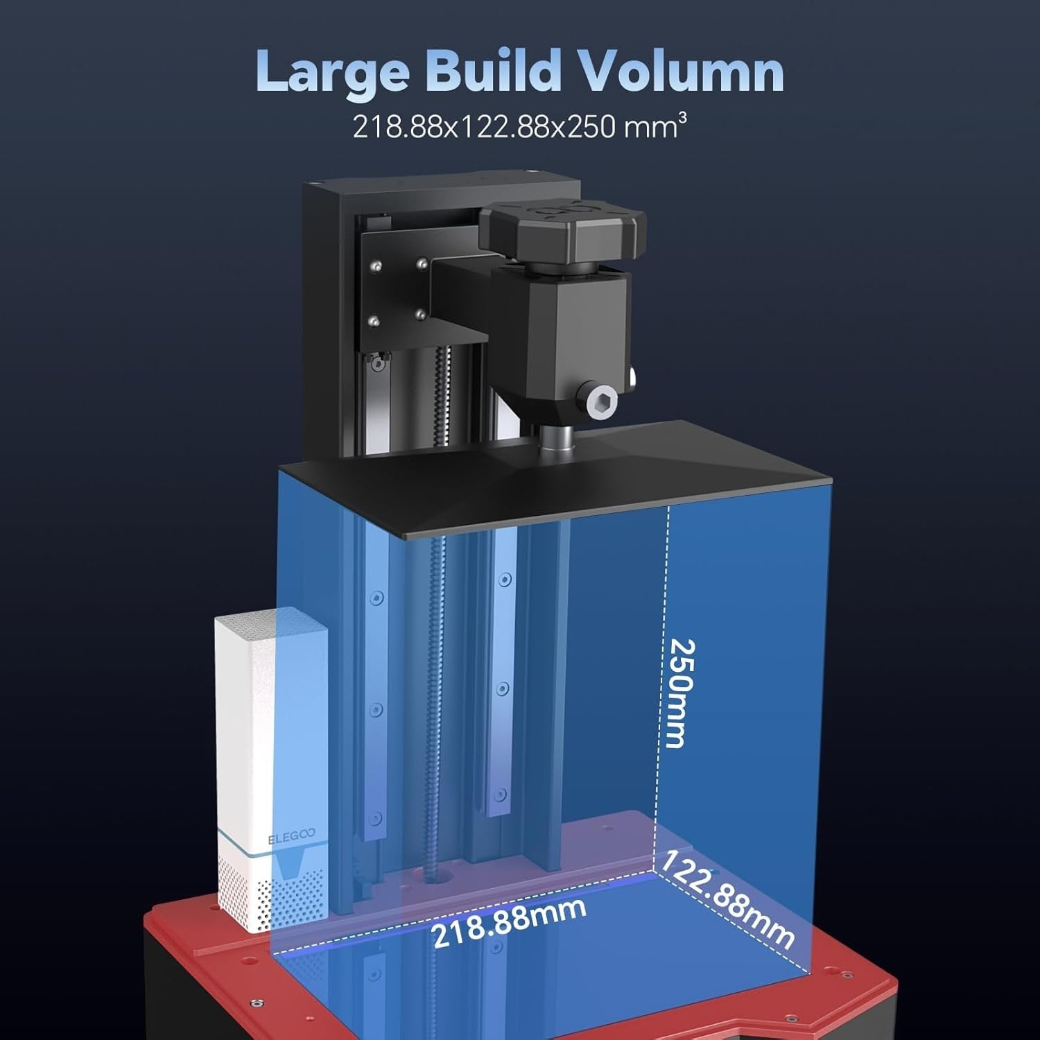 12K Resin 3D Printer 10'' Mono LCD Large Build MSLA Desktop Printer