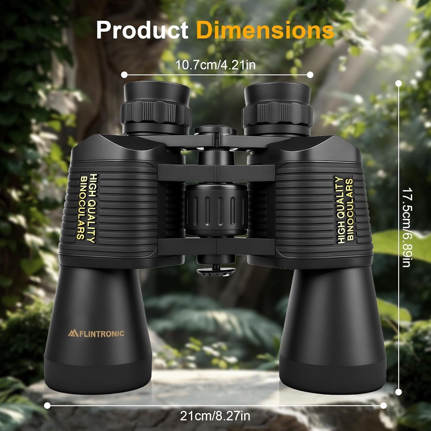 20x50 High Power Binoculars HD Waterproof BAK4 Prism for Bird Watching Travel