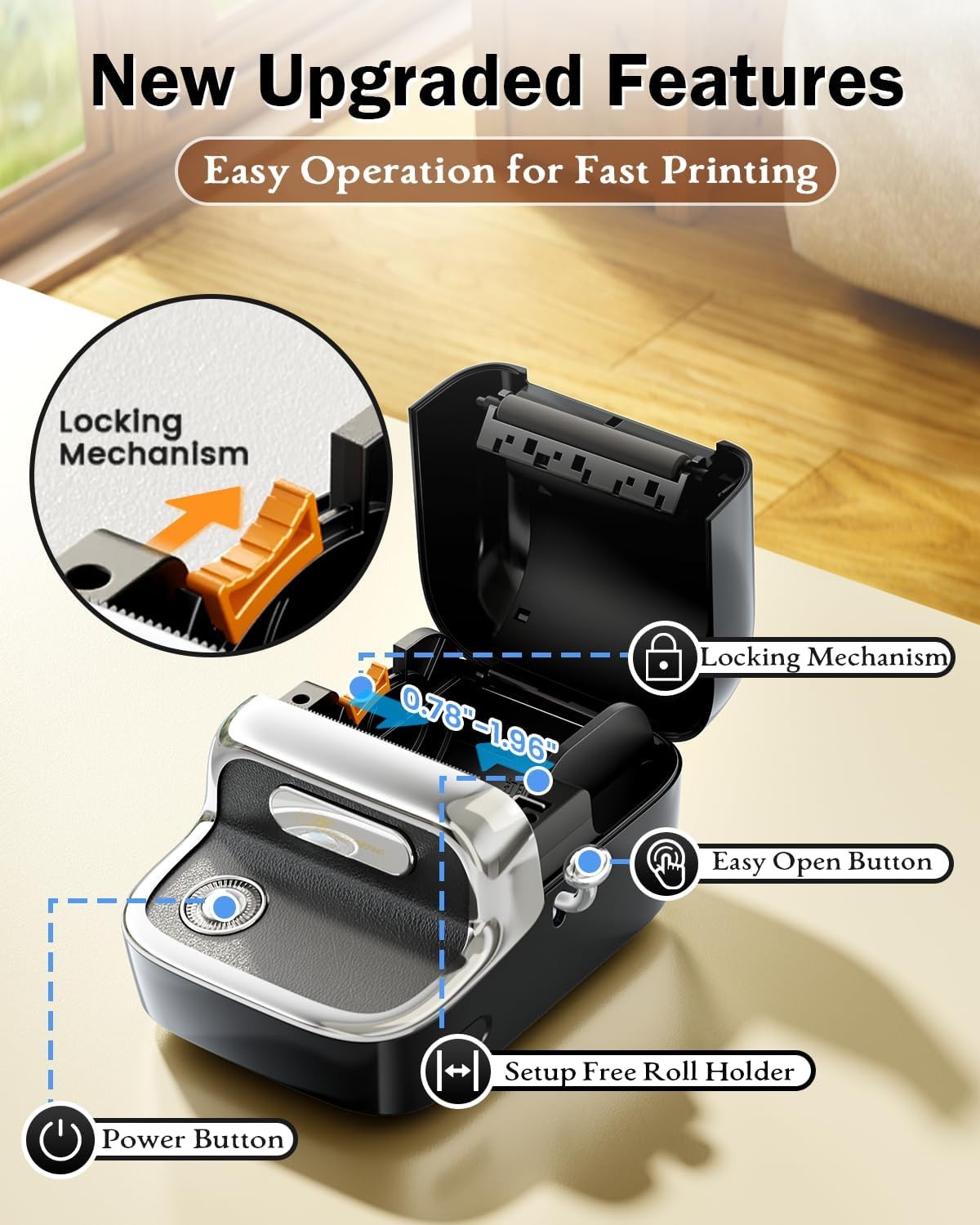 Phomemo M150 Label Maker Machine Bluetooth Thermal Sticker Printer