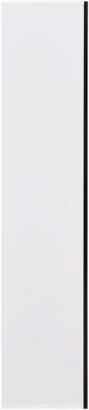 High Gloss Display Cabinet with RGB LED Lights, Storage, Modern Design