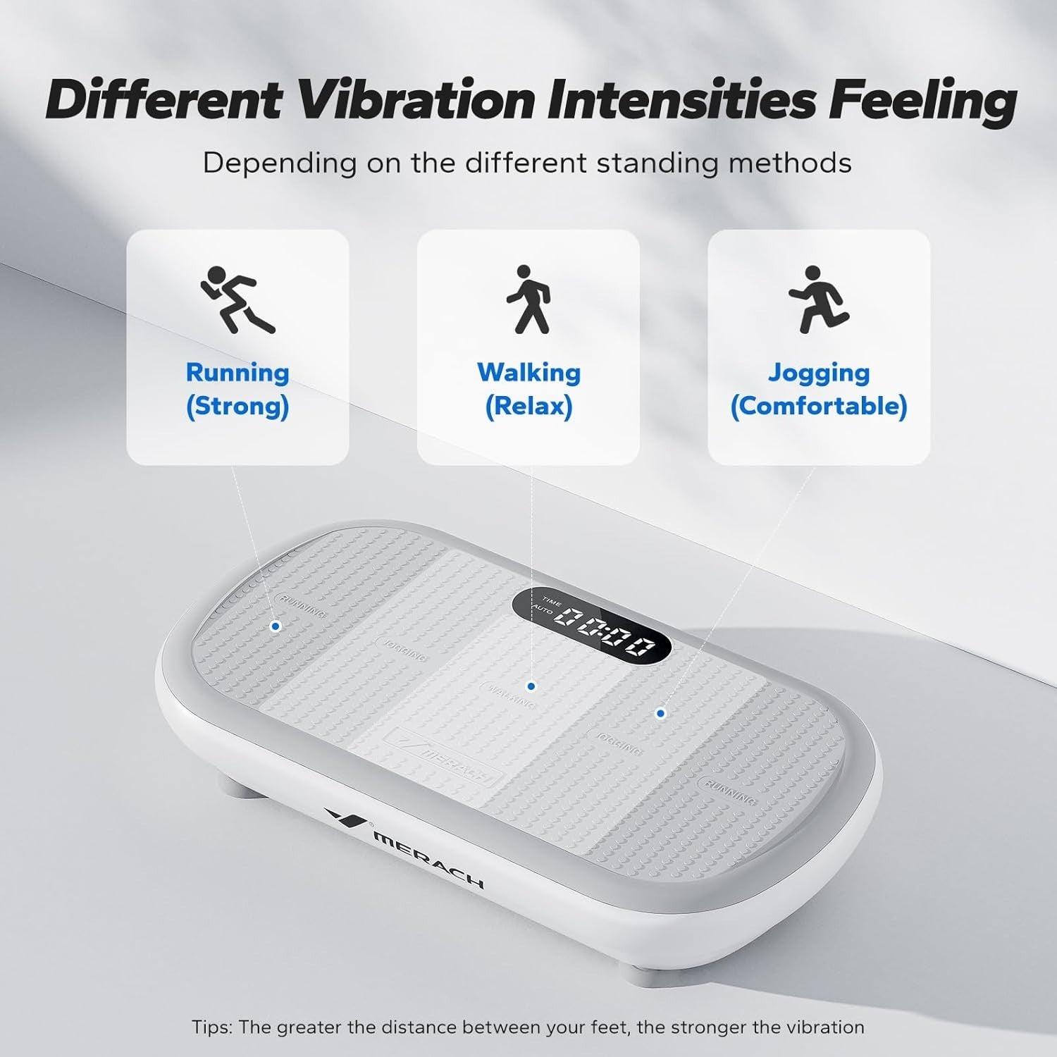 Large Amplitude Vibration Plate Exercise Machine 200KG Bluetooth Body Shaper