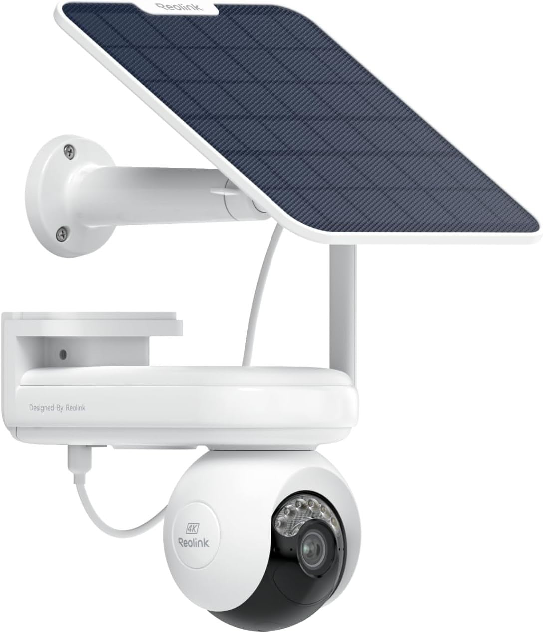 4K Solar Security Camera Wireless Outdoor PTZ WiFi 6 Night Vision