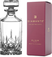 750ml Crystal Whiskey Decanter Cut Glass Design Luxury Gift Box Men Home Bar