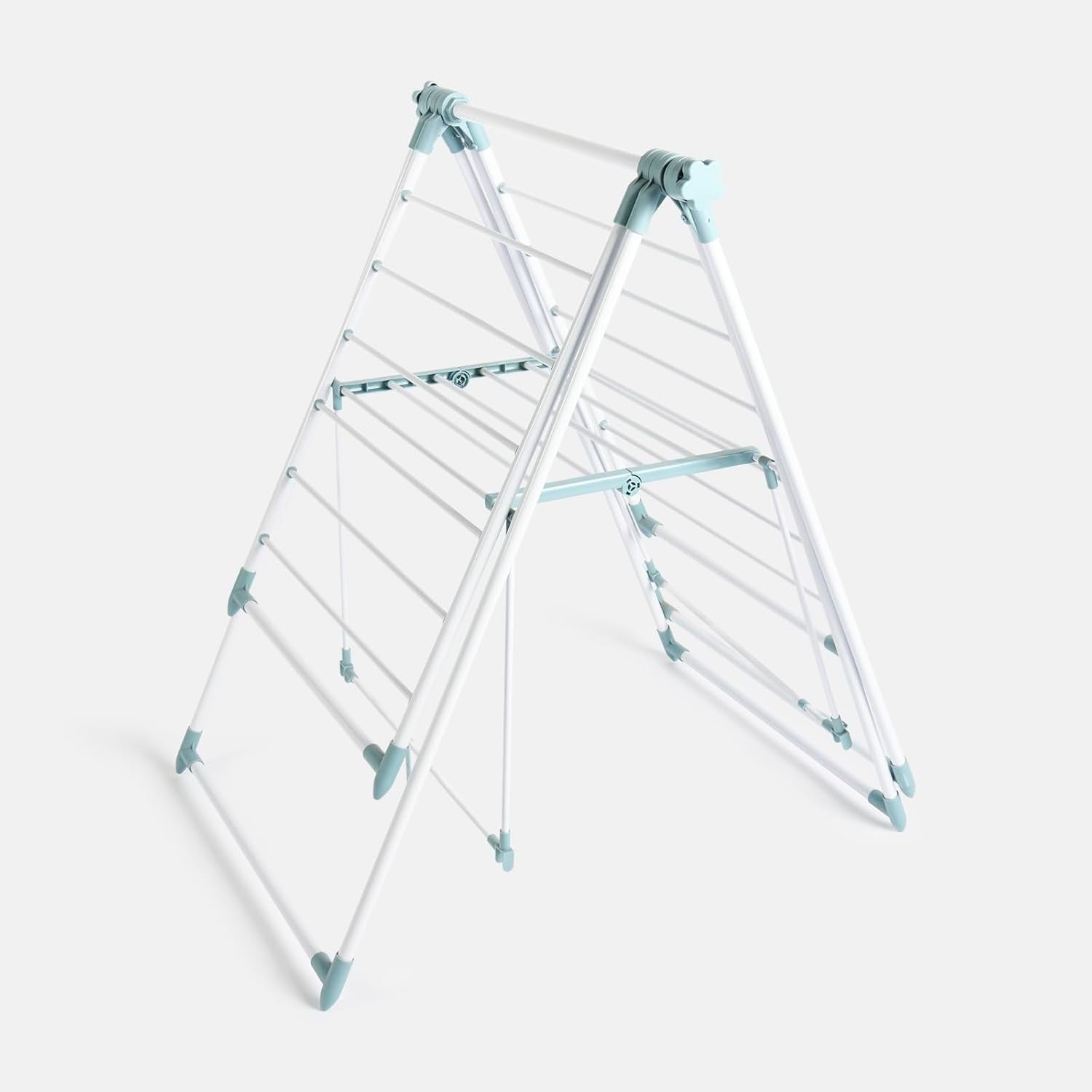 Clothes Airer X Wing Dryer Rack with Hanging Rail Folding Large Indoor Outdoor