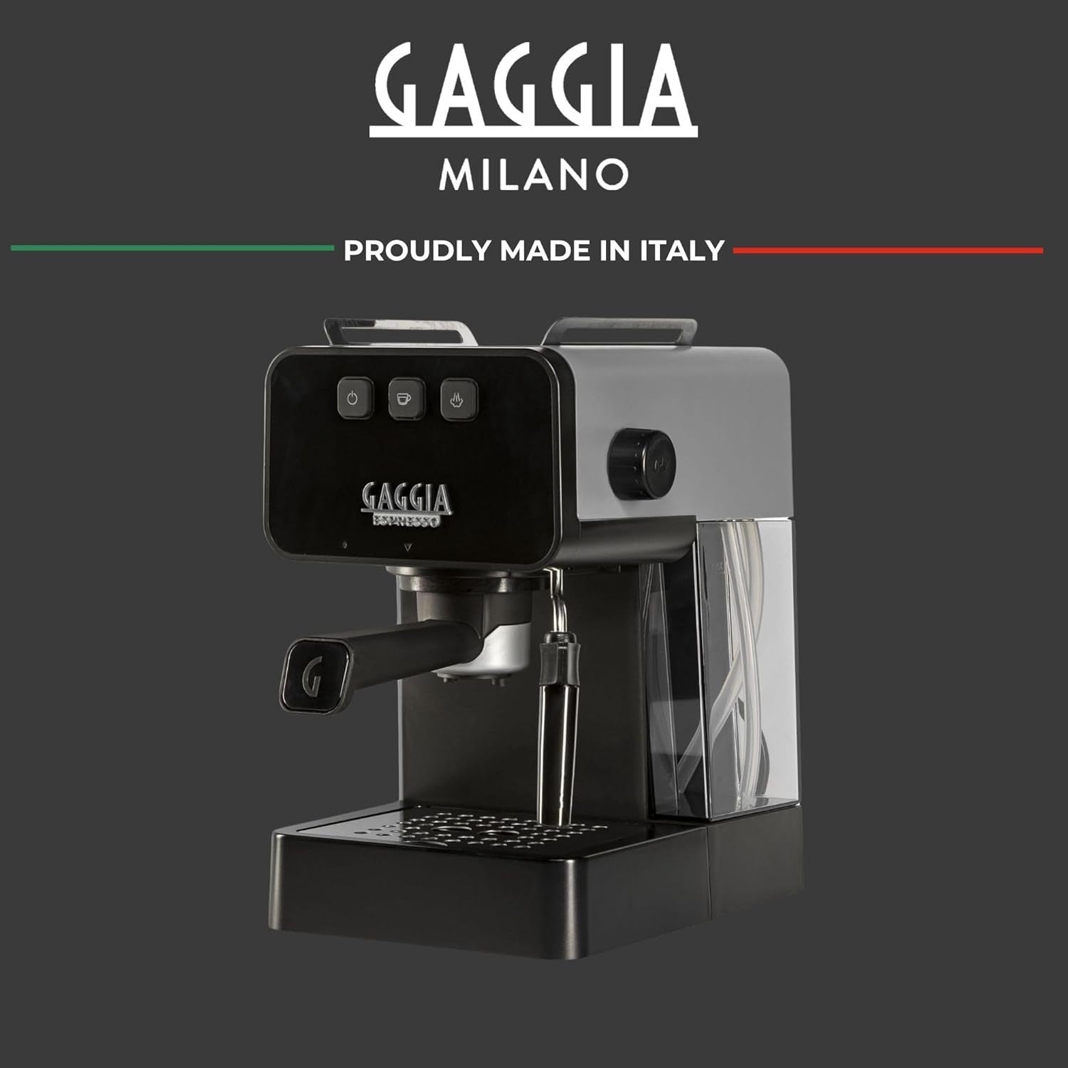 Manual Espresso Coffee Machine 1.2L | Steam Milk Frother | Compact Barista Maker