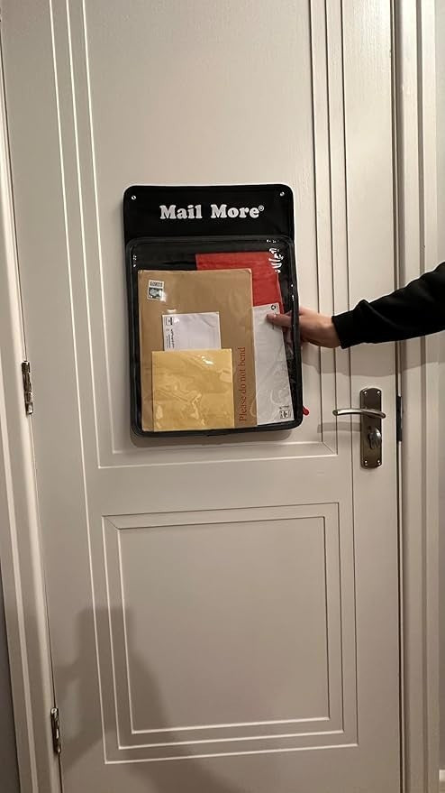 Letter Box Catcher for Front Door – Lockable, Draught Proof, Easy Zip Access